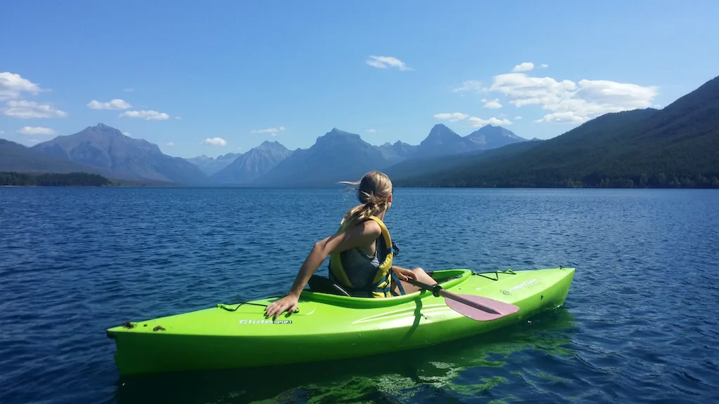 Kayaking on Shaver Lake